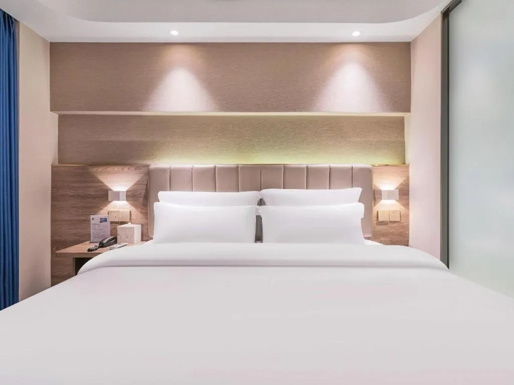 Bed in 7 Days Premium Hotel Chongqing Jiangbei International Airport Terminal 3