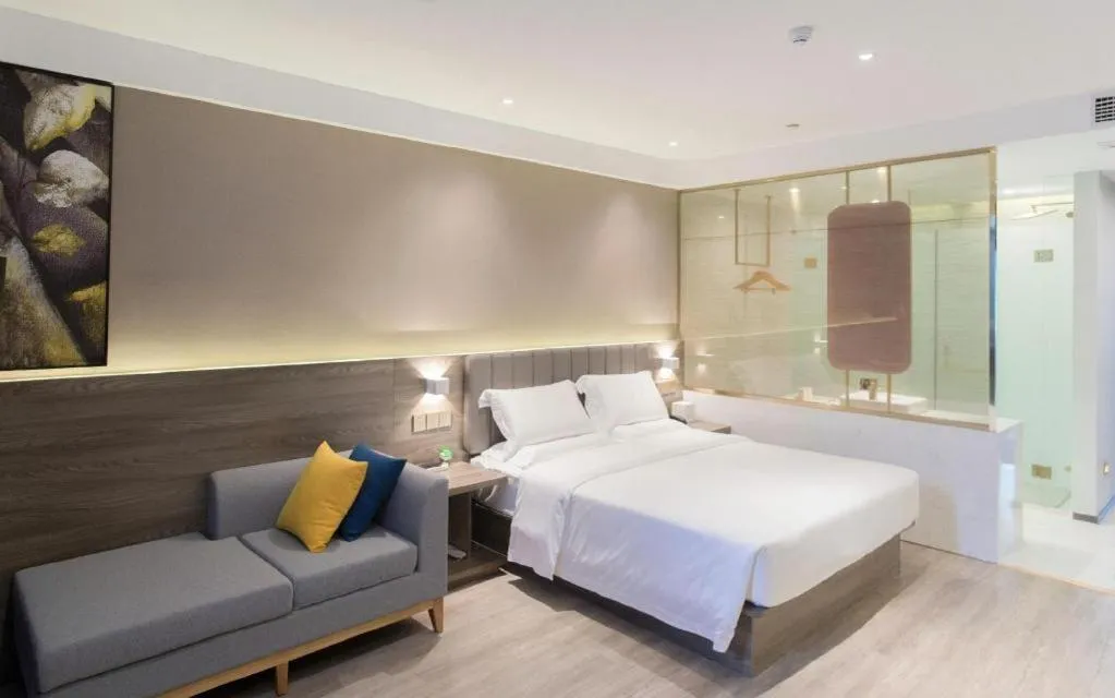 Bed in 7 Days Premium Hotel Chongqing Jiangbei International Airport Terminal 3