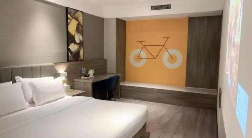 Bed in 7 Days Premium Hotel Chongqing Jiangbei International Airport Terminal 3