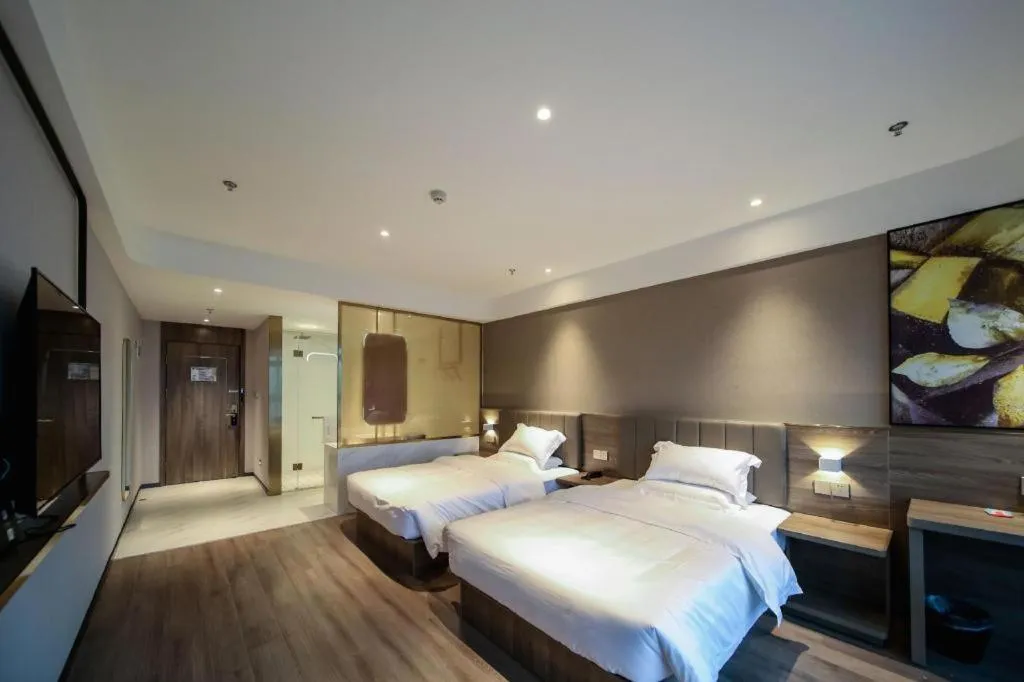 Bed in 7 Days Premium Hotel Chongqing Jiangbei International Airport Terminal 3