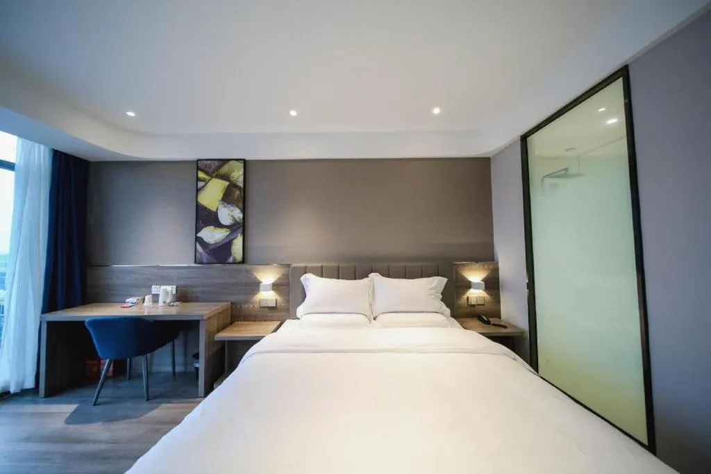 Bed in 7 Days Premium Hotel Chongqing Jiangbei International Airport Terminal 3