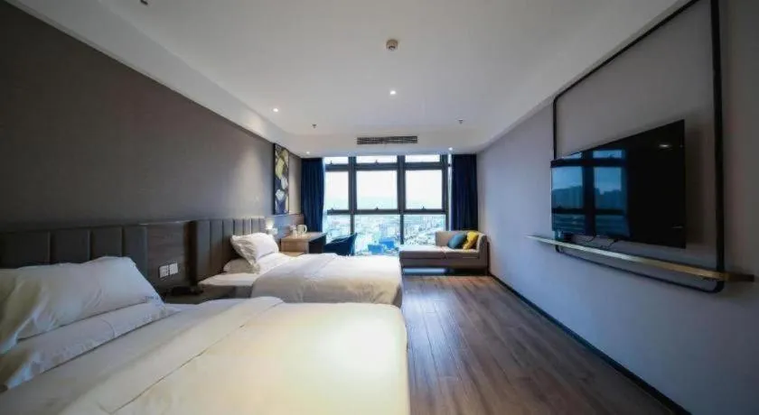 Bed in 7 Days Premium Hotel Chongqing Jiangbei International Airport Terminal 3