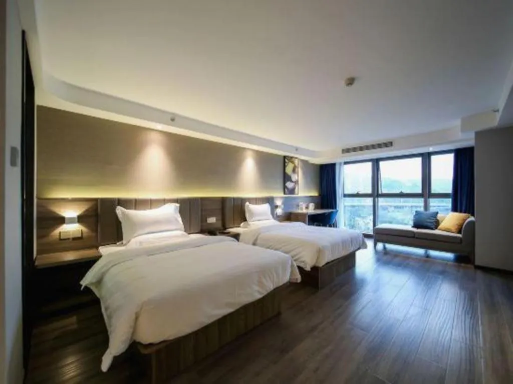 Bed in 7 Days Premium Hotel Chongqing Jiangbei International Airport Terminal 3