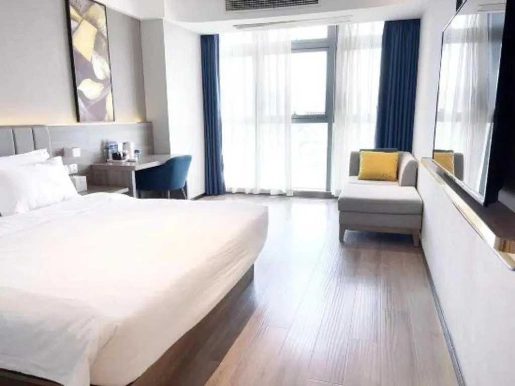 Bed in 7 Days Premium Hotel Chongqing Jiangbei International Airport Terminal 3