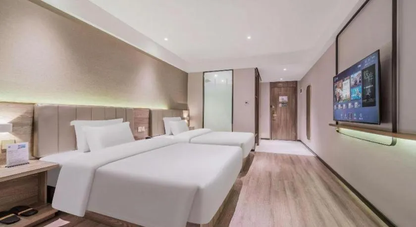 Bed in 7 Days Premium Hotel Chongqing Jiangbei International Airport Terminal 3
