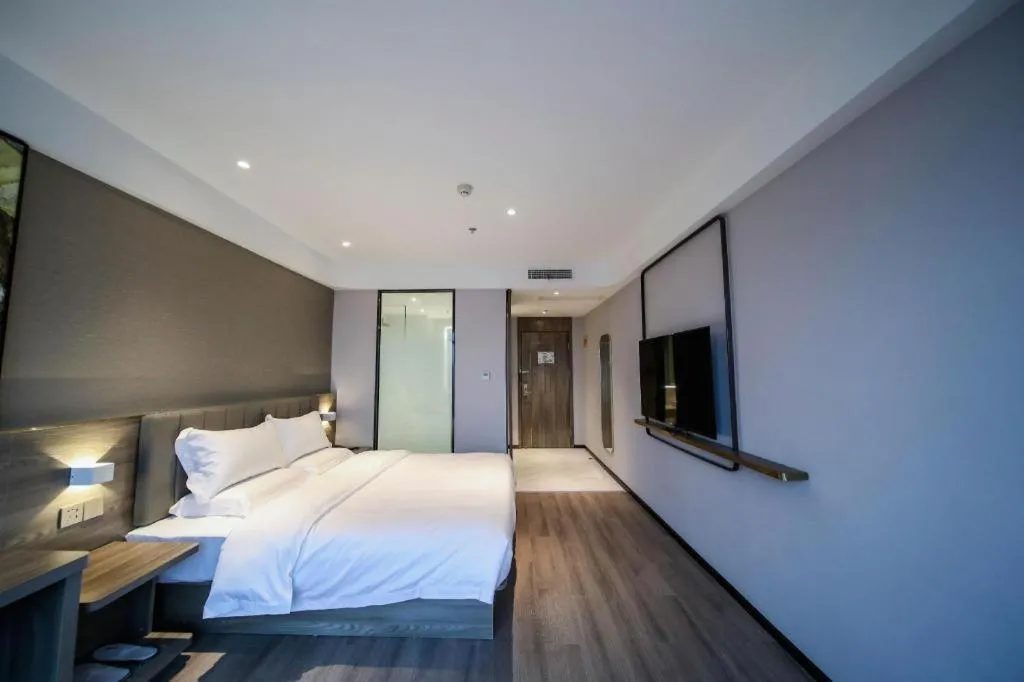 Bed in 7 Days Premium Hotel Chongqing Jiangbei International Airport Terminal 3