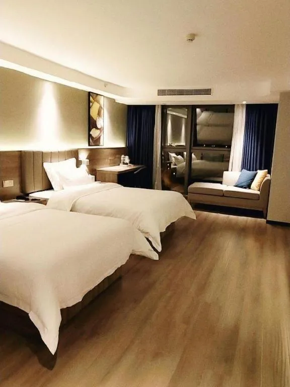 Bed in 7 Days Premium Hotel Chongqing Jiangbei International Airport Terminal 3
