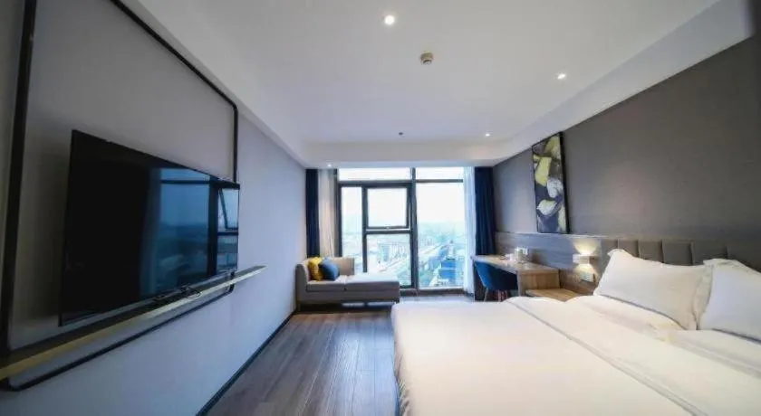 Bed in 7 Days Premium Hotel Chongqing Jiangbei International Airport Terminal 3