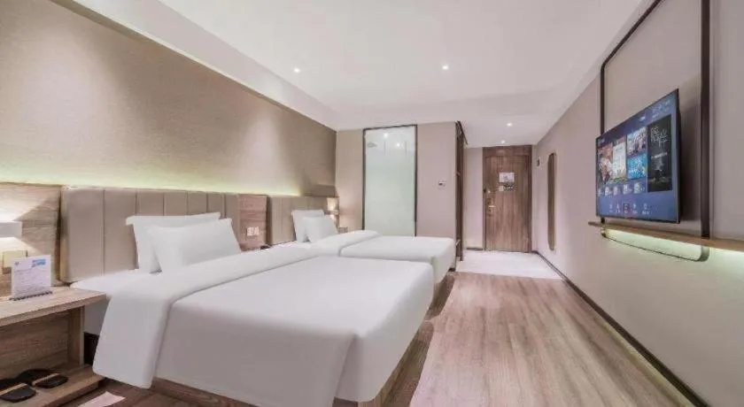 Bed in 7 Days Premium Hotel Chongqing Jiangbei International Airport Terminal 3