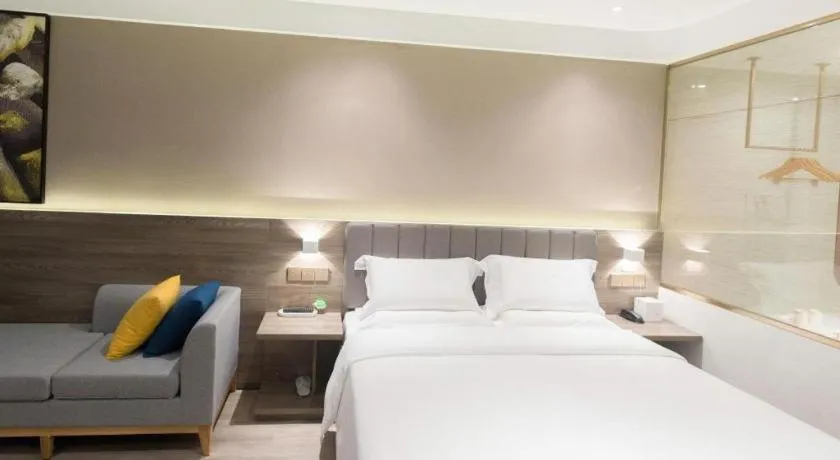 Bed in 7 Days Premium Hotel Chongqing Jiangbei International Airport Terminal 3