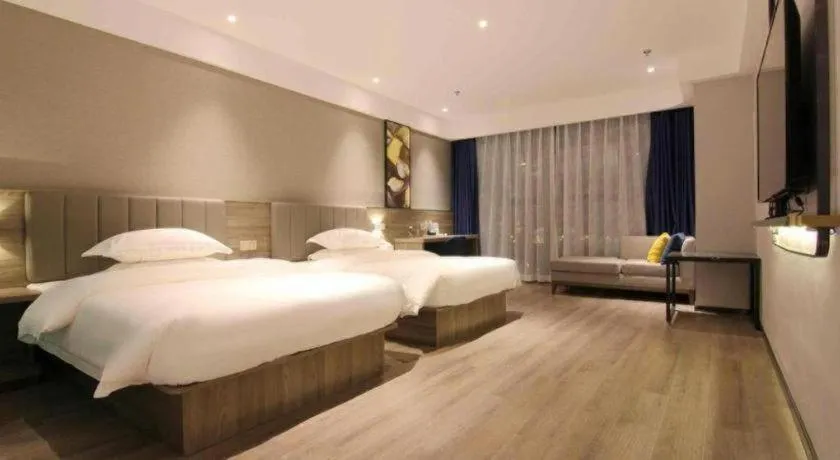 Bed in 7 Days Premium Hotel Chongqing Jiangbei International Airport Terminal 3
