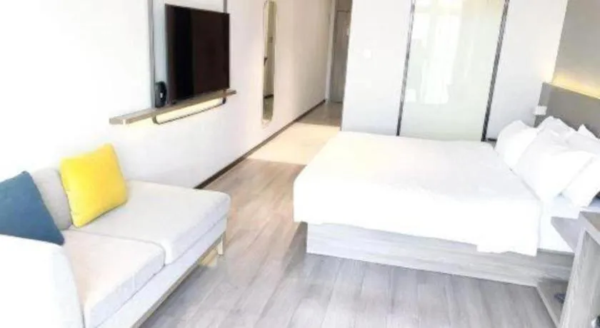 Bed in 7 Days Premium Hotel Chongqing Jiangbei International Airport Terminal 3