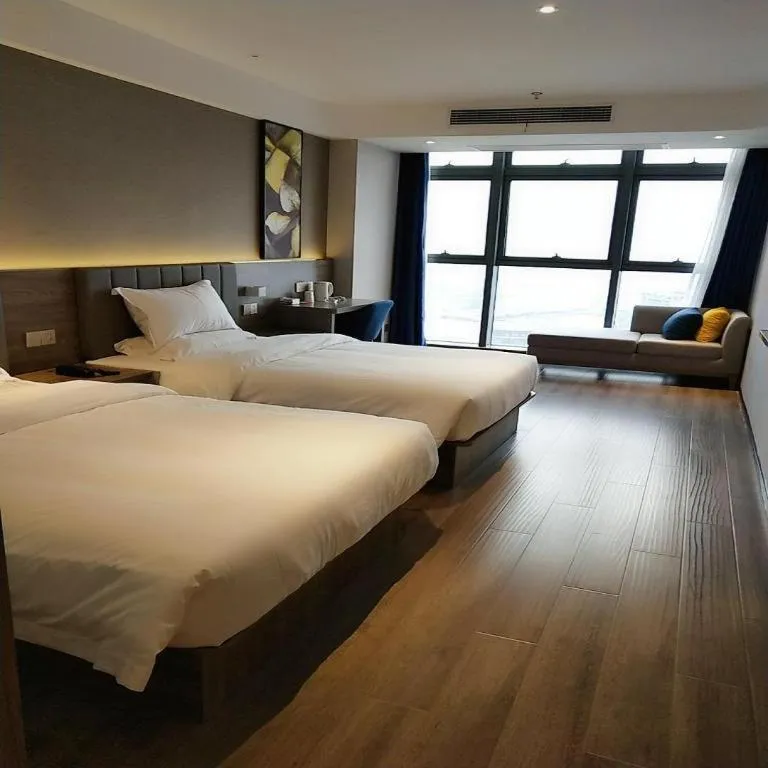 Bed in 7 Days Premium Hotel Chongqing Jiangbei International Airport Terminal 3