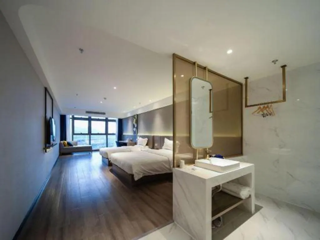 Bed in 7 Days Premium Hotel Chongqing Jiangbei International Airport Terminal 3