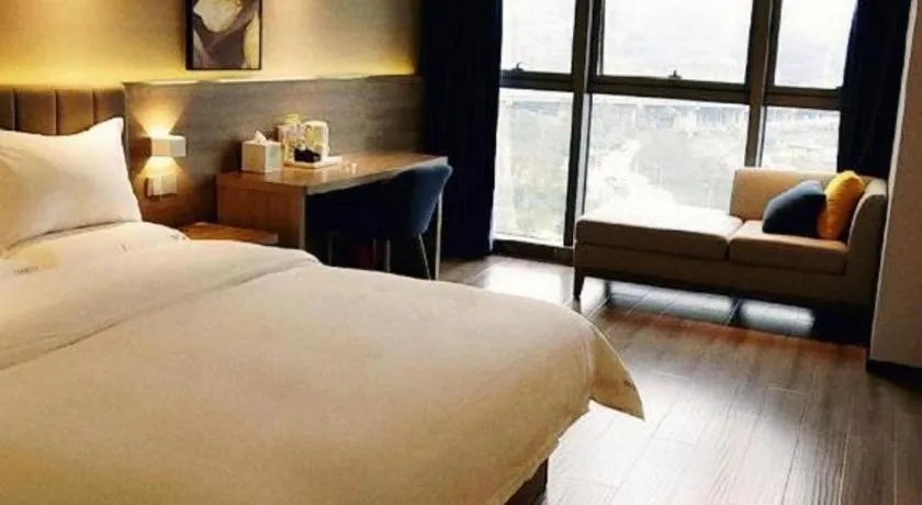 Bed in 7 Days Premium Hotel Chongqing Jiangbei International Airport Terminal 3