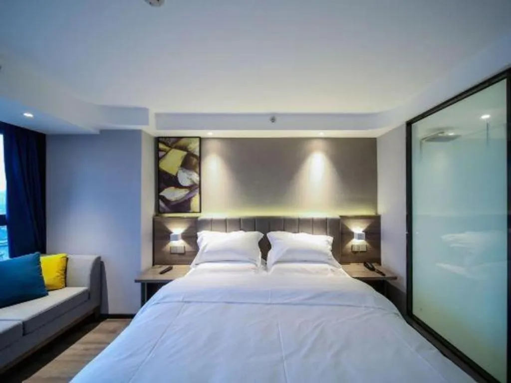 Bed in 7 Days Premium Hotel Chongqing Jiangbei International Airport Terminal 3