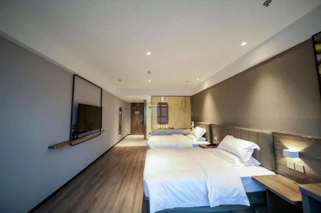 Bed in 7 Days Premium Hotel Chongqing Jiangbei International Airport Terminal 3