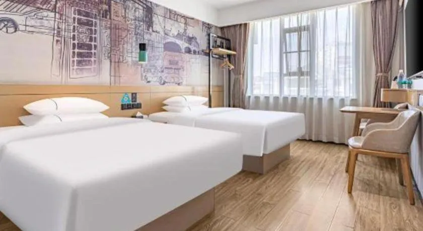 Bed in City Comfort Inn Kunming Xi'an Kang Road