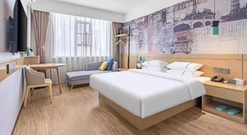 Bed in City Comfort Inn Kunming Xi'an Kang Road