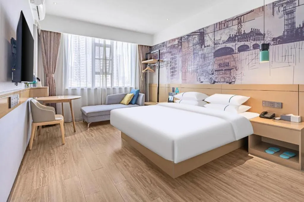 Bed in City Comfort Inn Kunming Xi'an Kang Road