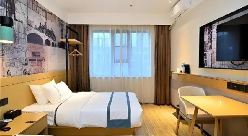 Bed in City Comfort Inn Kunming Xi'an Kang Road