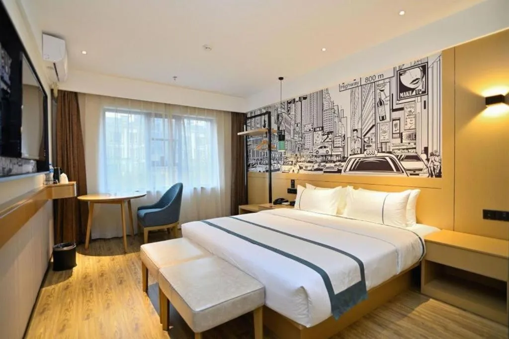 Bed in City Comfort Inn Kunming Xi'an Kang Road