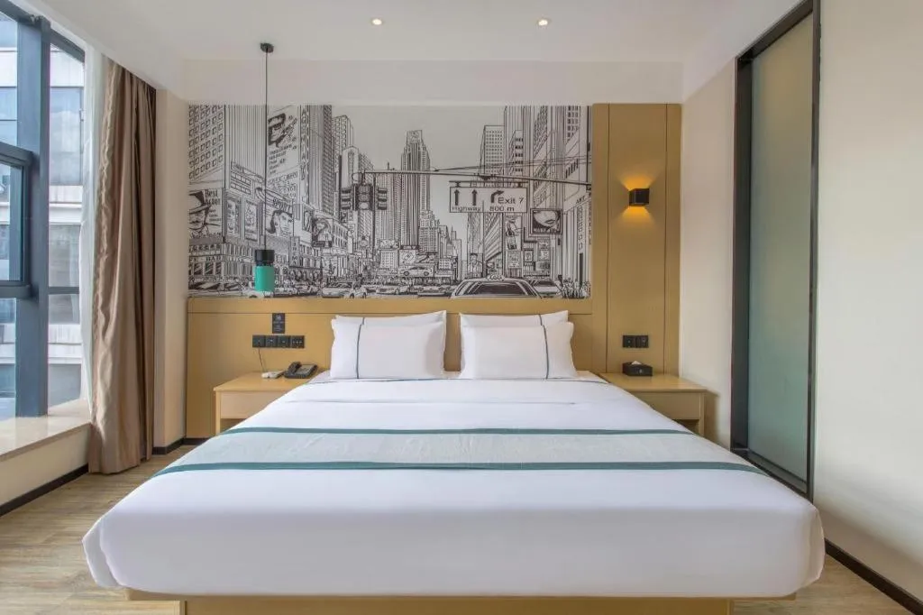 Bed in City Comfort Inn Kunming Xi'an Kang Road