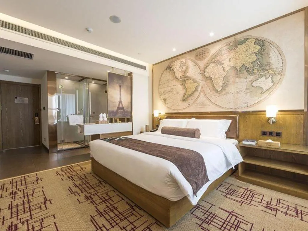 Bed in James Joyce Coffetel Zhengzhou Beilong Wetland Park