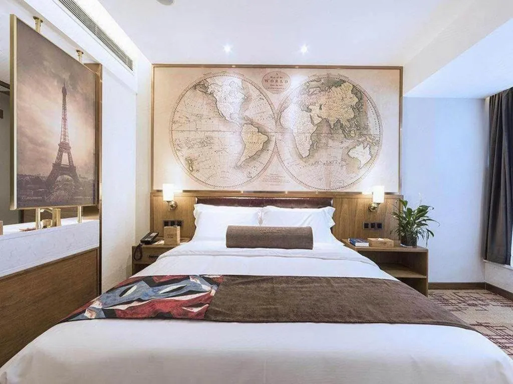 Bed in James Joyce Coffetel Zhengzhou Beilong Wetland Park