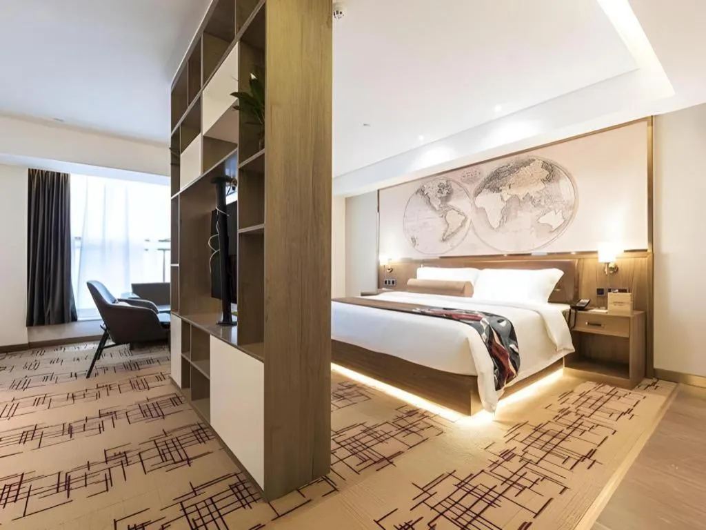 Bed in James Joyce Coffetel Zhengzhou Beilong Wetland Park