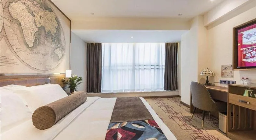 Bed in James Joyce Coffetel Zhengzhou Beilong Wetland Park