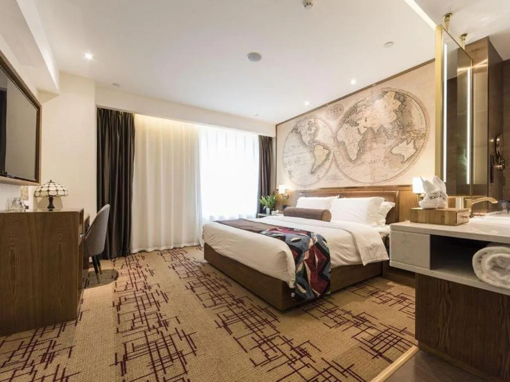 Bed in James Joyce Coffetel Zhengzhou Beilong Wetland Park