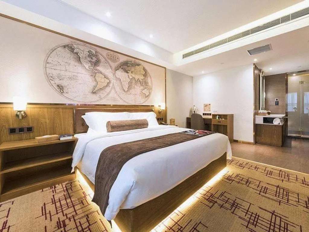 Bed in James Joyce Coffetel Zhengzhou Beilong Wetland Park