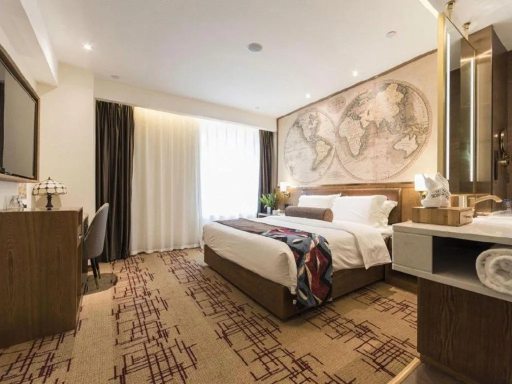 Bed in James Joyce Coffetel Zhengzhou Beilong Wetland Park