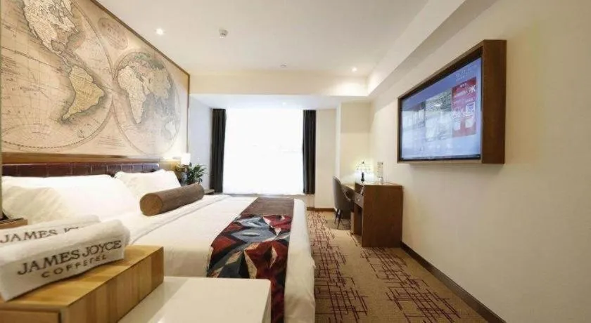 Bed in James Joyce Coffetel Zhengzhou Beilong Wetland Park