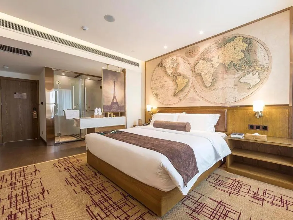 Bed in James Joyce Coffetel Zhengzhou Beilong Wetland Park