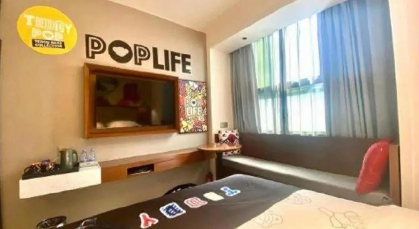 Bed in Borrman Hotel Guangzhou Southern Hospital Meihuayuan Metro Station