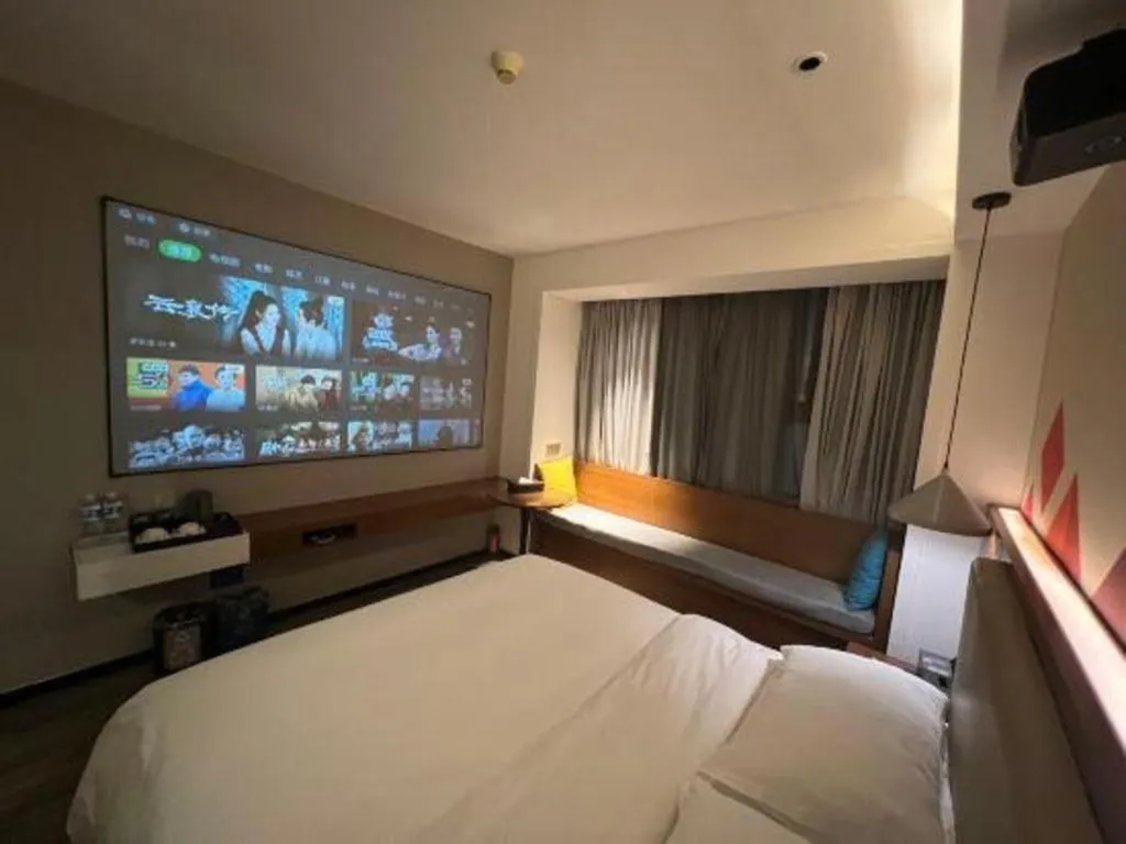 Bed in Borrman Hotel Guangzhou Southern Hospital Meihuayuan Metro Station