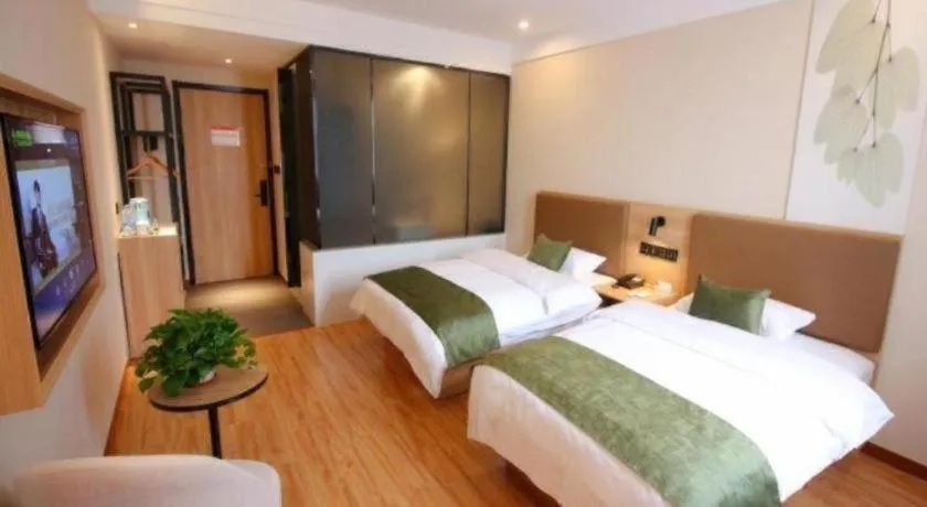 Bed in Green Tree Inn Jiangsu Changshu Southeast Yuyue Square