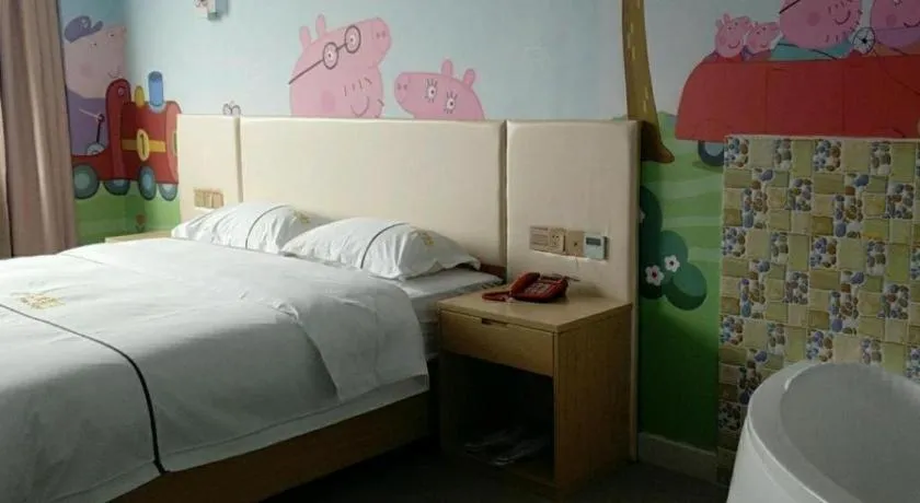 Bed in Shell Hotel Jiangsu Kunshan Lujia Town Youyi Road