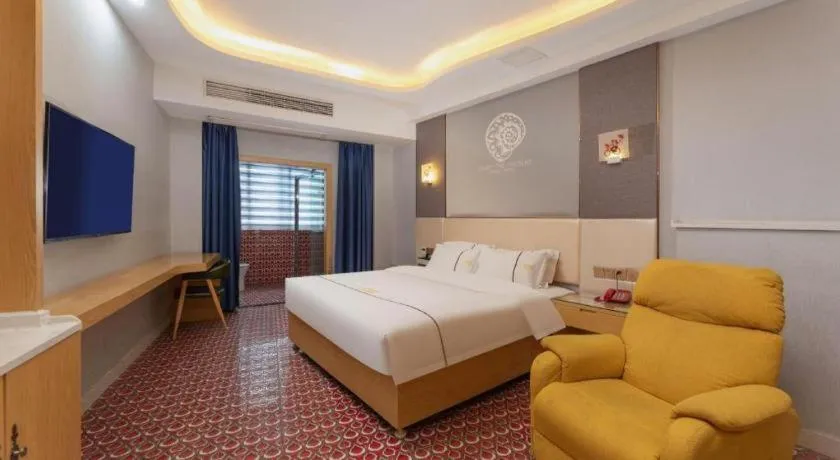 Bed in Shell Hotel Jiangsu Kunshan Lujia Town Youyi Road