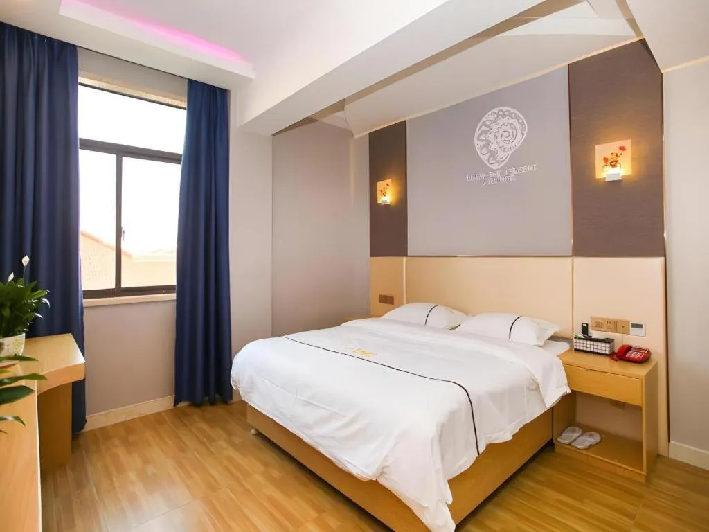 Bed in Shell Hotel Jiangsu Kunshan Lujia Town Youyi Road