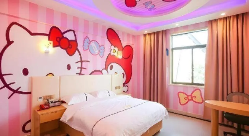 Bed in Shell Hotel Jiangsu Kunshan Lujia Town Youyi Road