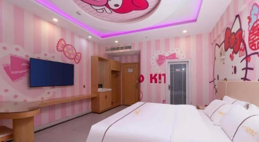 Bed in Shell Hotel Jiangsu Kunshan Lujia Town Youyi Road