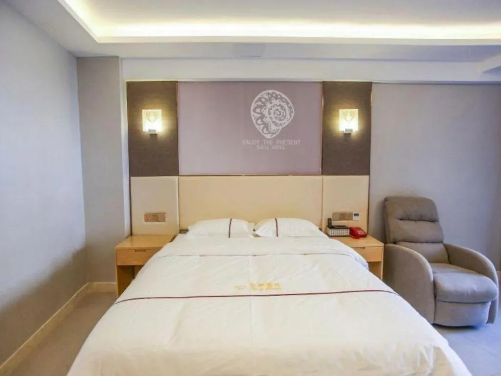 Bed in Shell Hotel Jiangsu Kunshan Lujia Town Youyi Road