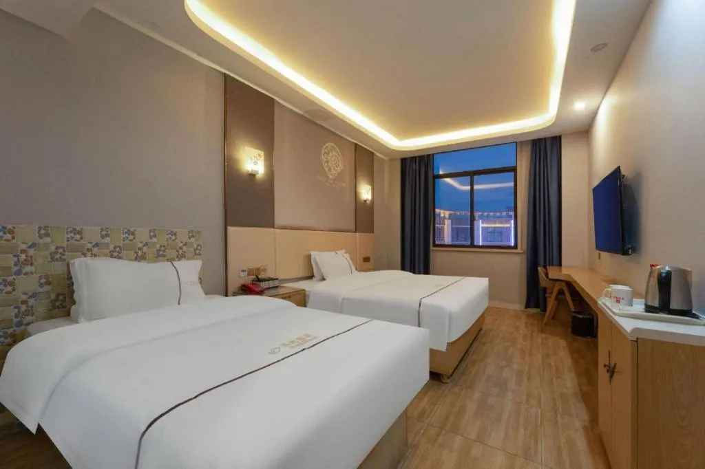 Bed in Shell Hotel Jiangsu Kunshan Lujia Town Youyi Road
