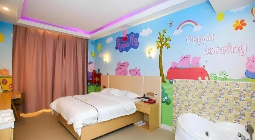 Bed in Shell Hotel Jiangsu Kunshan Lujia Town Youyi Road