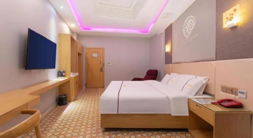 Bed in Shell Hotel Jiangsu Kunshan Lujia Town Youyi Road