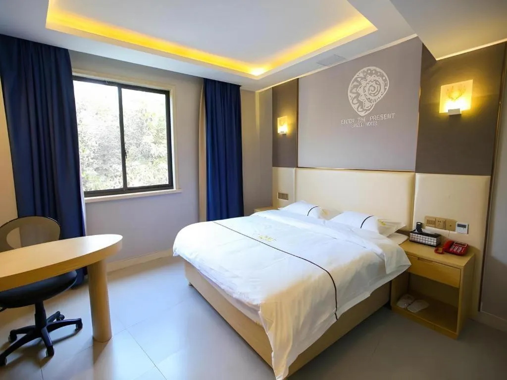 Bed in Shell Hotel Jiangsu Kunshan Lujia Town Youyi Road