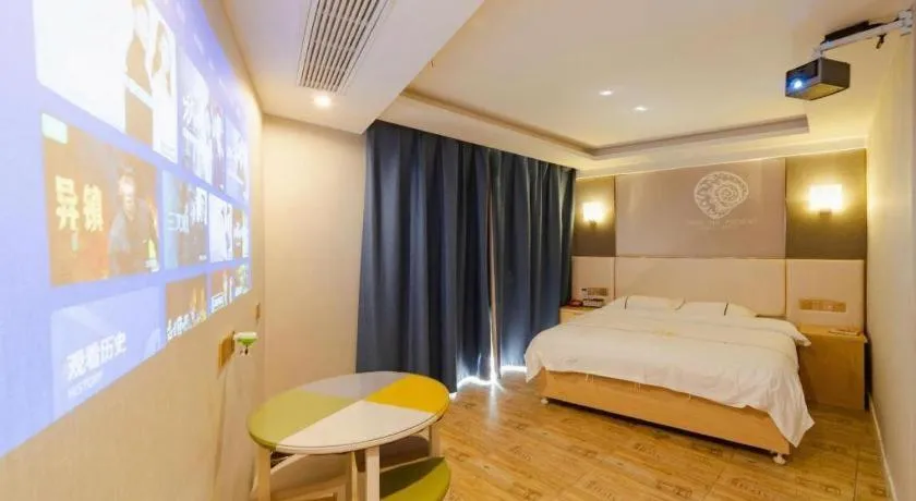 Bed in Shell Hotel Jiangsu Kunshan Lujia Town Youyi Road